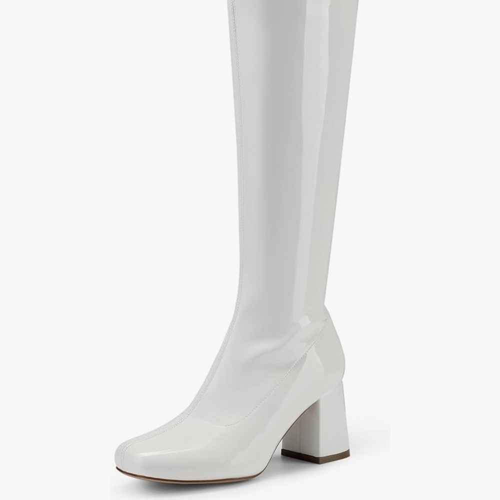 White Knee-High Boots- great for a costume!